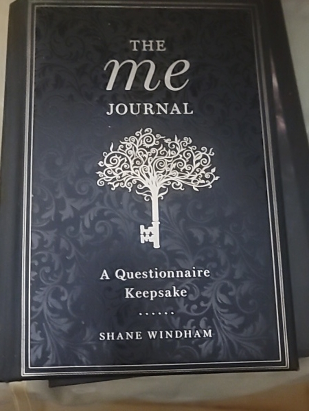 The Me Journal - Black Keepsake Questionnaire Journal